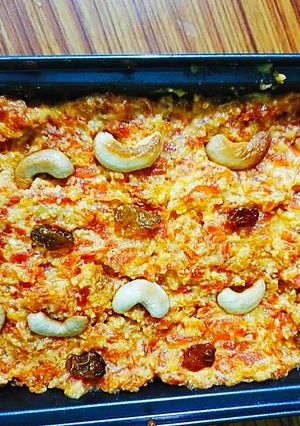 A picture of Gajar ka halwa.