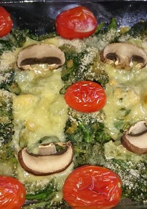 Foto resep Bayam dan ikan schotel