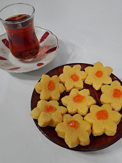 عکسی از دستور شیرینی گل محمدی با (فر دستساز)