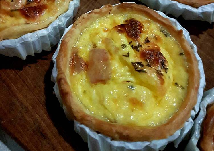 Mini ham pies (quiche lorraine)