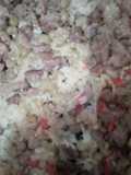Arroz con bondiola y arvejas