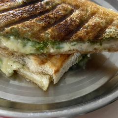 A picture of Cheese mayo sandwich.