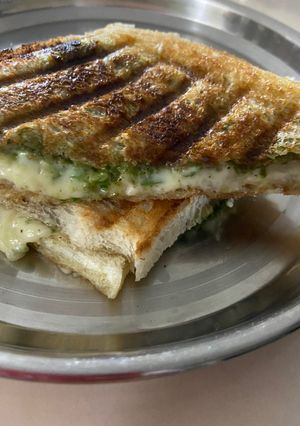 A picture of Cheese mayo sandwich.