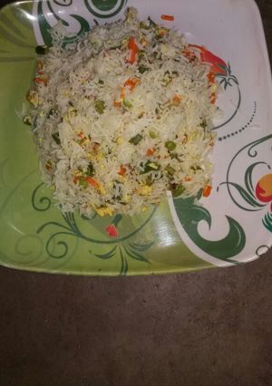 A picture of Mixed fried rice.