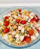Ensalada de pasta con manzana