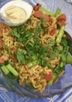 Foto resep Mie goreng pipih