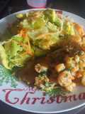 Filete de Tilapia con camarones🍤 al ajillo🧄
