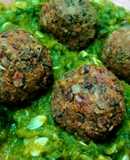 Albóndigas de lentejas, veganas y sin gluten