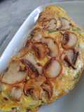 Telur dadar Jamur Champignon