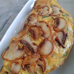 Telur dadar Jamur Champignon-レシピのメイン写真