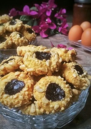Foto resep Peanut Choco Thumbprint Cookies