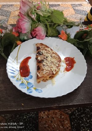 A picture of Aloo Paratha.