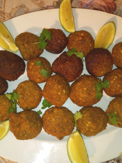 Una foto de Falafel de lentejas