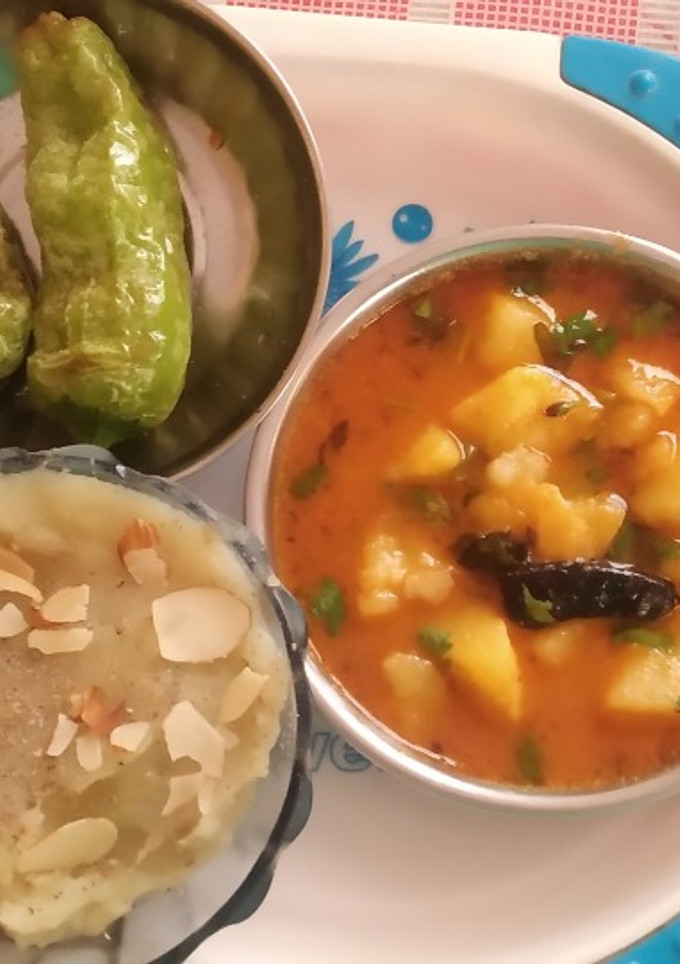 બટાટા નું ફરાળી શાક રેસીપી મુખ્ય ફોટો