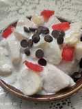 Tuti fruiti creamy fruit chaat