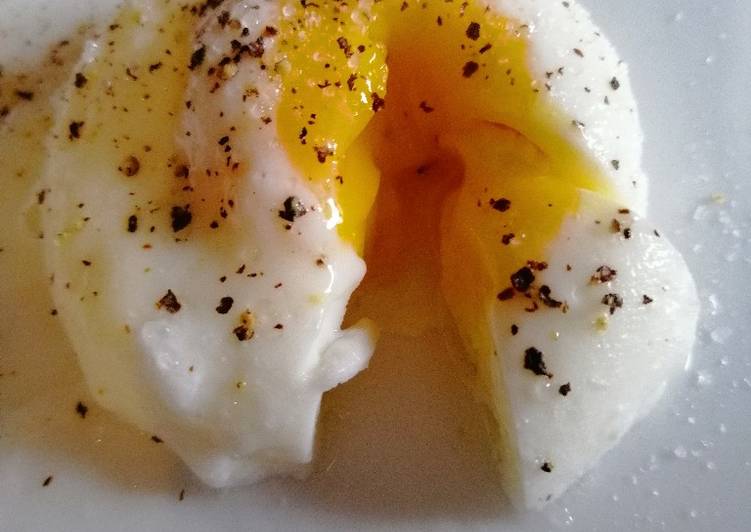#Microwave poached egg