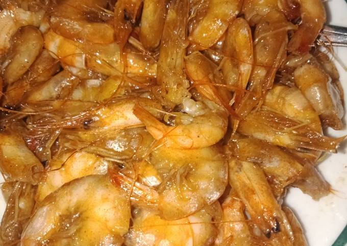 Udang goreng mentega manis