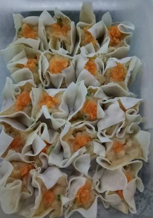 Foto resep Siomay / pangsit ayam udang mini