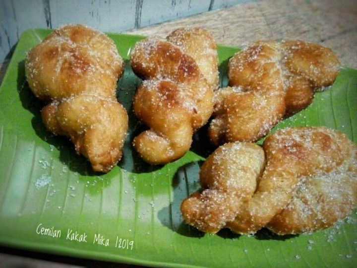 Langkah Mudah untuk Membuat Kkwabaegi / Donat Kepang / Donat Korea Anti Gagal