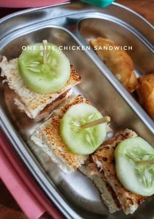 A picture of One Bite Chicken Sandwich.