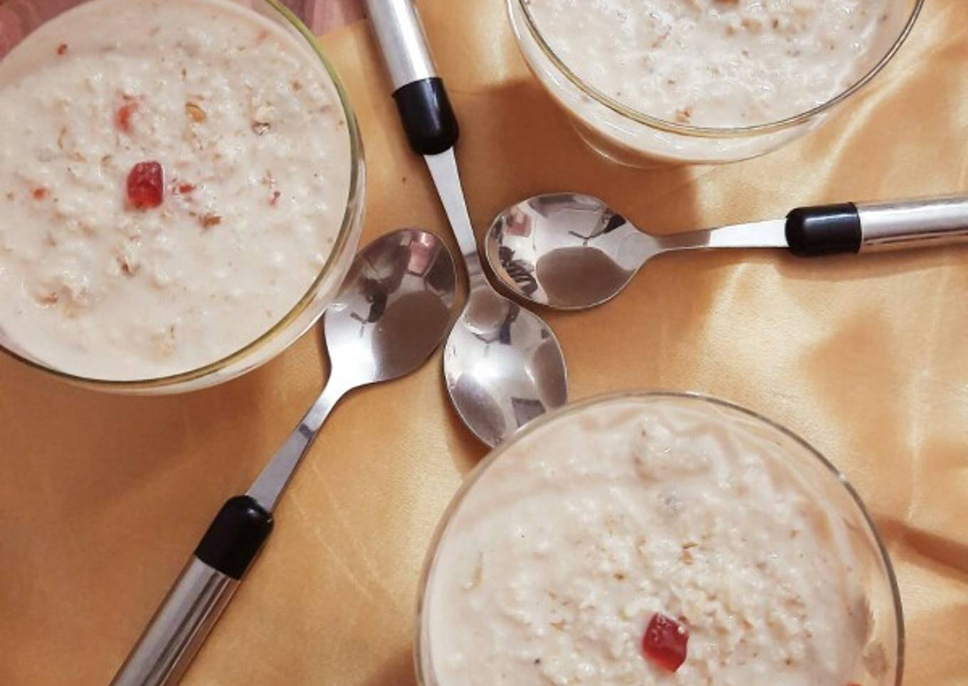 Ceramalized Apple Walnut Kheer