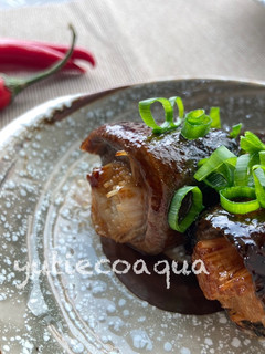照燒魚皮卷 的食譜成品照片