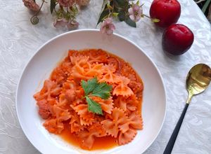 Foto resep Farfalle Bolognese (saus homemade)