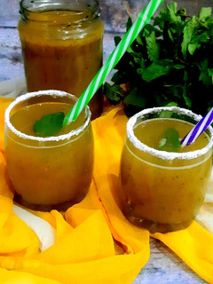 A picture of Aam panna.