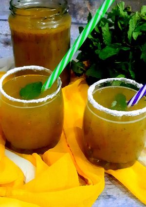 A picture of Aam panna.