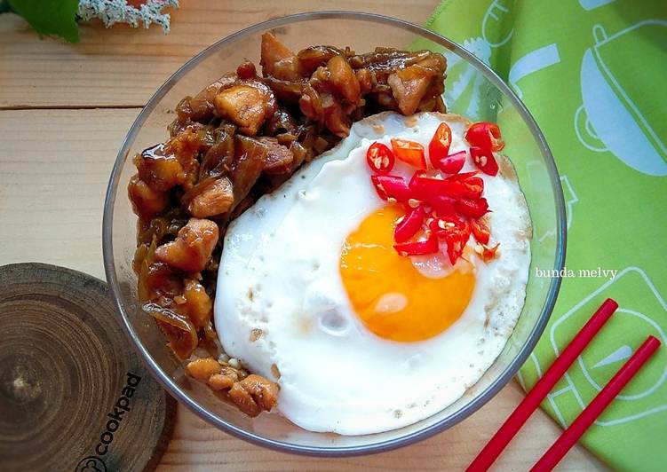 Resep Rice Bowl Chicken Yakiniku, Lezat Sekali