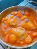 สตูว์ไก่ซอสโคชูจัง