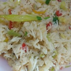 Chinese Chicken Fried Rice A picture of Chinese Chicken Fried Rice.