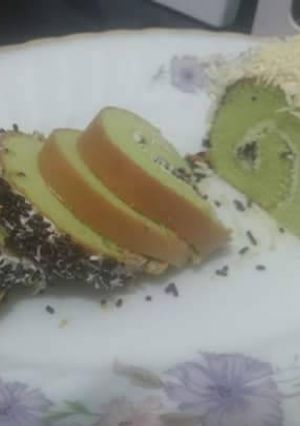 Foto resep Roll cake pandan