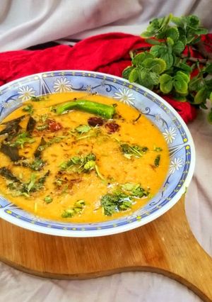 A picture of Tarka Moong Daal.