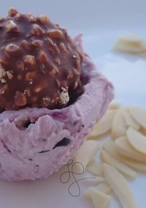 A picture of Mini Cream Cheese And Ferrero Rocher.