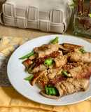 杏鮑菇蔬食捲（偽燒肉捲）