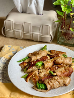 杏鮑菇蔬食捲（偽燒肉捲） 的食譜成品照片