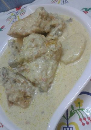 صورة لوصفة دجاج بكريمه الطبخ
