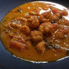 A picture of Prawn with Mustard Curry / Chingudi Besara.