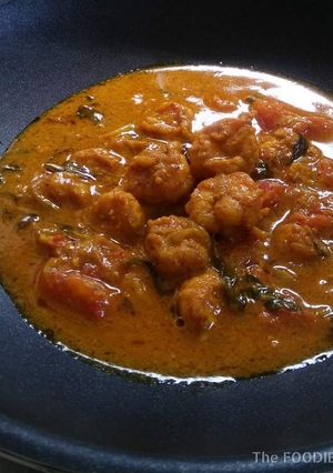 A picture of Prawn with Mustard Curry / Chingudi Besara.