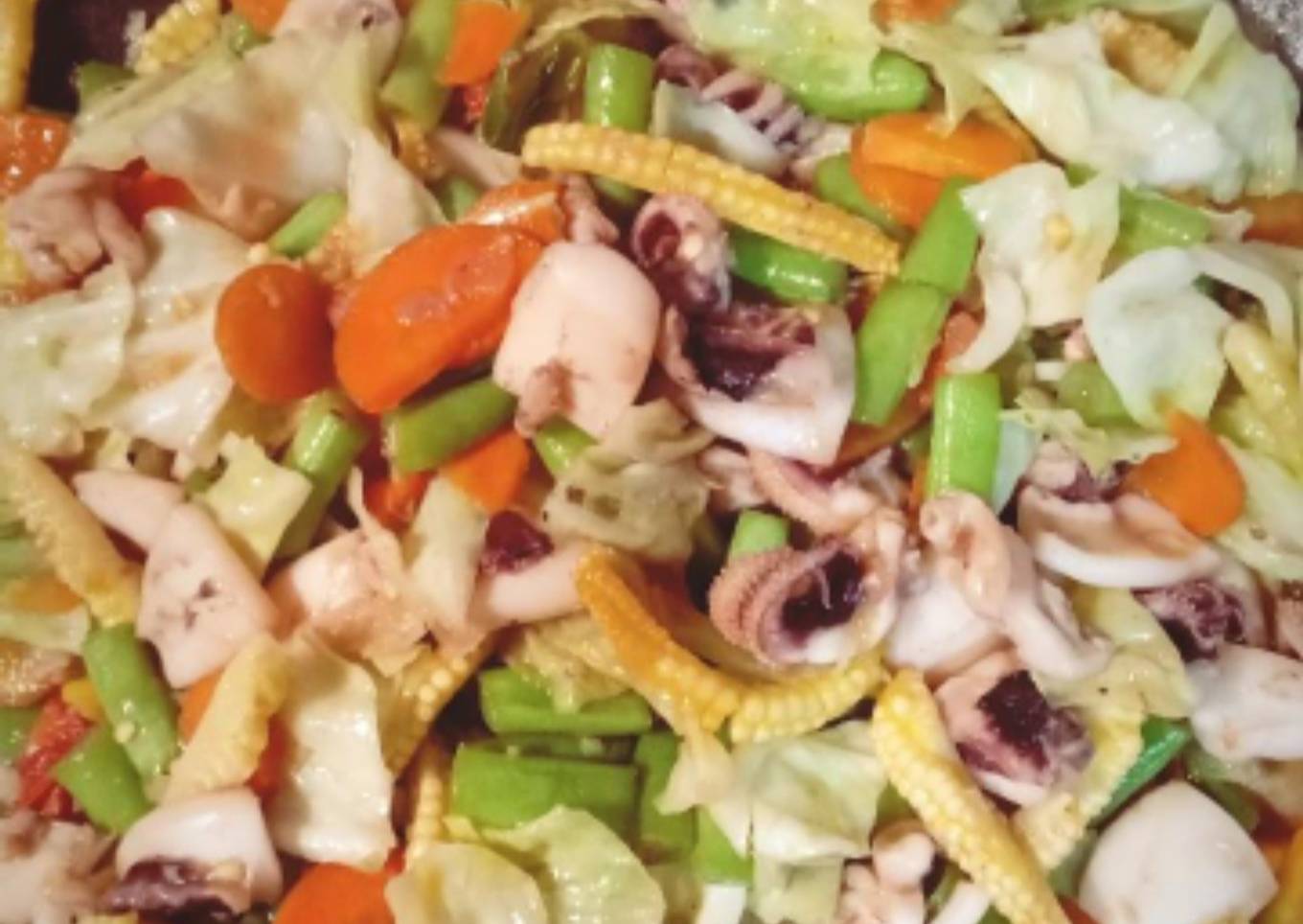 Capcay saori saus tiram seafood