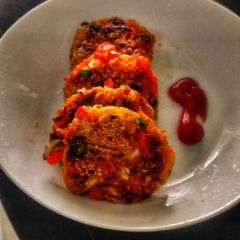 A picture of Mix vegetable paneer cheese cutlet.