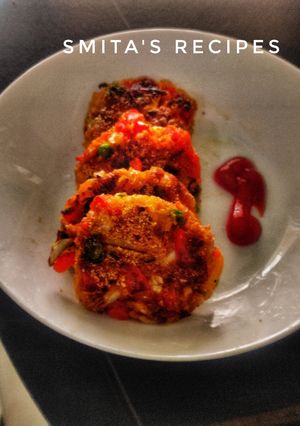 A picture of Mix vegetable paneer cheese cutlet.