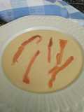 Crema noruega con salmón ahumado