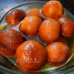 Soft Gulabjamuns using Milk Powder A picture of Soft Gulabjamuns using Milk Powder.