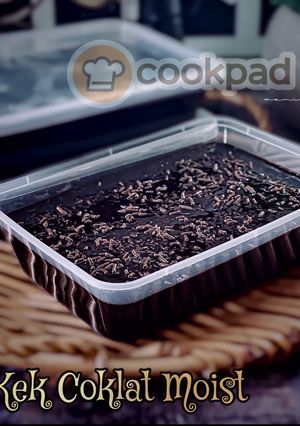 Gambar Kek Coklat Moist