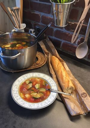Una foto de Sopa italiana Minestrone