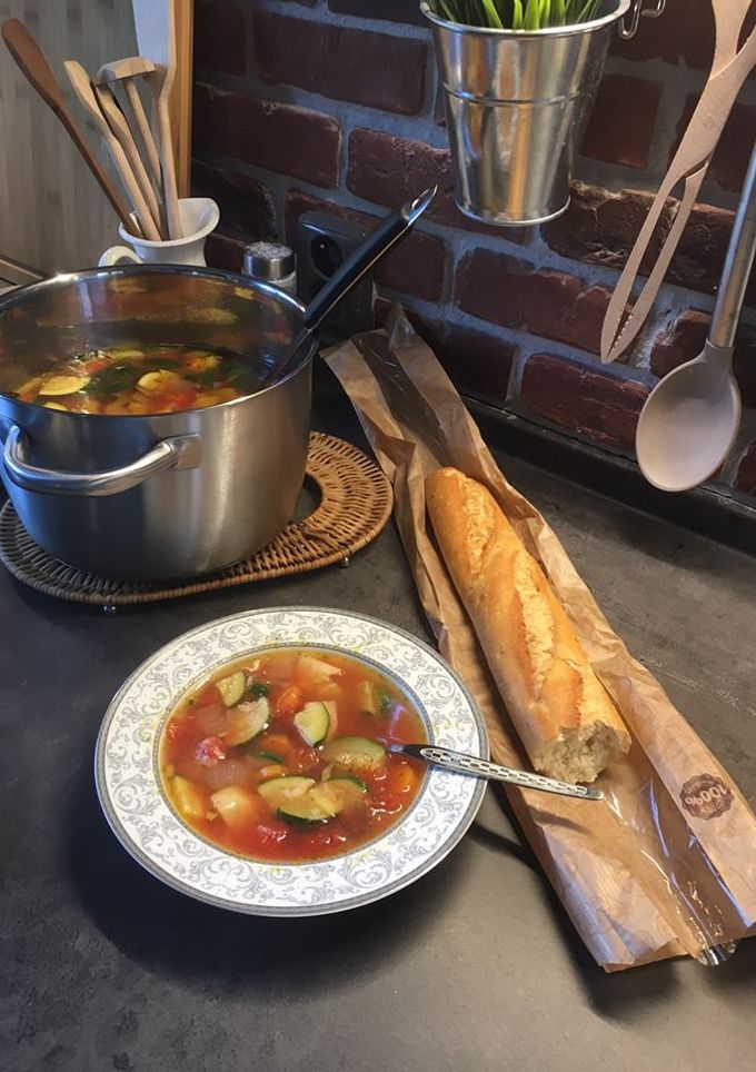 Una foto de Sopa italiana Minestrone