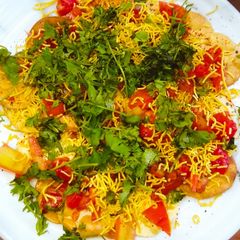 A picture of Disco Papad Chaat.