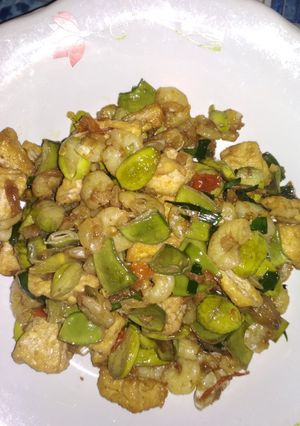 Foto resep Tumis udang tahu pete koro simple #BikinRamadhanBerkesan #5
